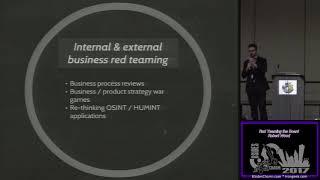 BSidesCharm - 2017 - Robert Wood - Red Teaming the Board