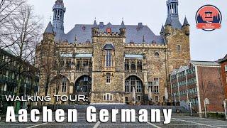 Walking Tour Aachen | Cathedral, Rathaus & City Streets #asmr #germany #walkingtour