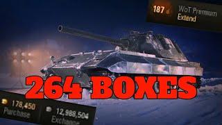 Opening 264 Christmas Boxes in World of Tanks