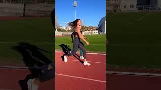 women's 100m training  run drills #trackandfield #runningspeed #ytshorts