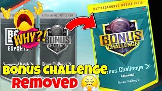 Why Bonus Challenge Removed Again | Bonus Challenge Not Unlocked Today