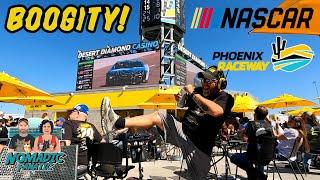 Nascar Infield Experience ~ Celebrating HEAVY At the Track!!!