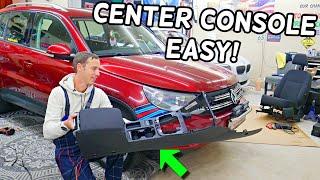 VW TIGUAN CENTER CONSOLE REMOVAL REPLACEMENT 2008 2009 2010 2011 2012 2013 2014 2015 2016 2017