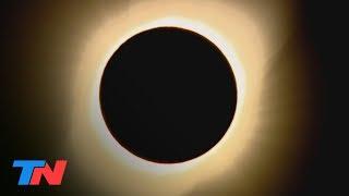 #EclipseDeSolEnTN: Mirá el emocionante final del eclipse