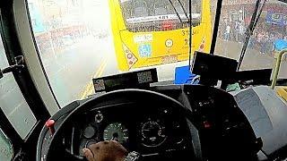 Motorista de Ônibus urbano na chuva inesperada - Caio Apache Vip 2(Brás/SP) - GoPro