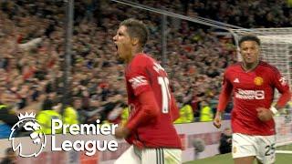 Raphael Varane heads Manchester United ahead of Wolves | Premier League | NBC Sports