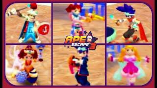 Ape Escape 3 - All Morphs