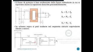 SA13   TRASFORMATORE IDEALE A CARICO RELAZIONI TENSIONE CORRENTE