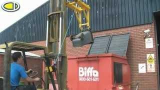 Forklift Wheelie Bin Handler from Contact Attachments Ltd