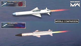 3M-80M Moskit VS Type 17 SSM | Missile Comparison - Modern Warships Alpha Test