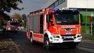 HLF 20 + DLA(K) 23/12 + NEF + KEF Feuerwehr Langenfeld - Hauptamtliche Wache