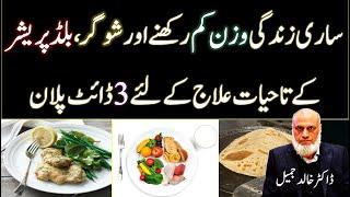 These 3 Diet Plans are the only Solution you have for Weight Loss and Diabetes | Lecture 129