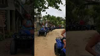 Quad tour in las galera this group came from new York
