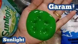 Cara membuat slime dari sunlight dan garam