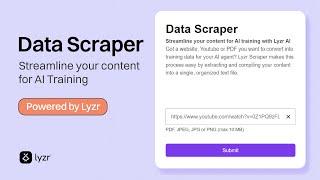 Data Scraper by Lyzr AI