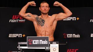 Hermansson vs Pyfer Fighter Weigh-Ins | UFC Vegas 86