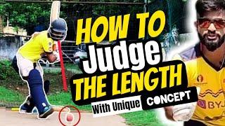 How to Judge LENGTH of the Ball in Batting | Line Length kaise JUDGE karen | With a Unique CONCEPT