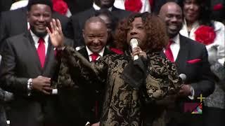 Kim Burrell and Beverly Crawford at West Angeles COGIC (Christmas at the Cathedral Flashback)