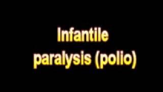 What Is The Definition Of Infantile paralysis polio Medical School Terminology Dictionary