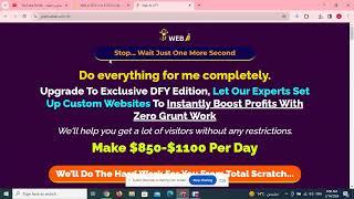 Web ai OTO 1 to 6 OTO Links  below+ Huge Bonuses