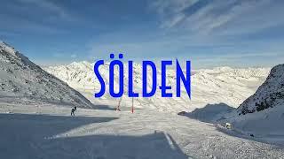 【Shea's vlog】The most beautiful piste in Sölden, Austria | Blue 30 