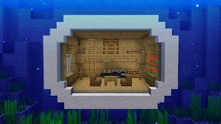 Minecraft - How to build an underwater mountain house