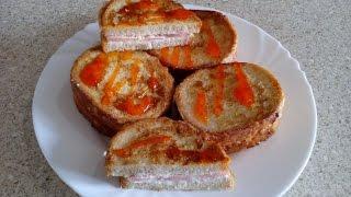 Горячие бутерброды на сковороде. Быстрые гренки-бутерброды, простой рецепт