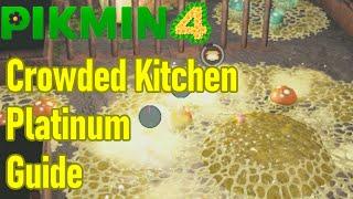 Pikmin 4 Crowded Kitchen platinum medal guide / walkthrough, 8th story