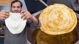 Special Lachha Poori Paratha - Learn to make commercial multilayer puri paratha