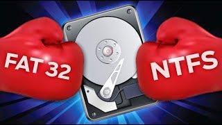 Какая файловая система лучше FAT32 или NTFS