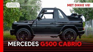 Mercedes G500 Cabrio: open genieten van V8