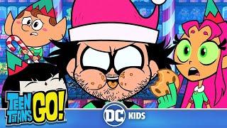 Teen Titans Go! En Latino | Elfos traviesos y Papá Noel  | DC Kids