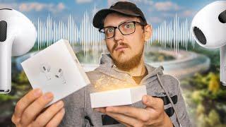 МОИ ПЕРВЫЕ ВКЛАДЫШИ ОТ APPLE  / AIRPODS 3 / ОБЗОР