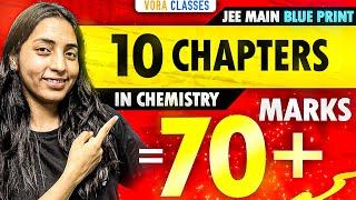 10 Chapters = 70 marks CHEMISTRY | High weightage chapters for JEE MAINS 2025  #jee #jeemains