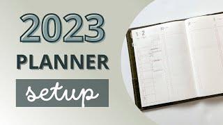 2023 Planner Setup & New Cover | Take A Note A5 | Mansorah Atelier | Flip through