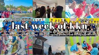 AF-LOG#22 | Last Week of KKN; farewells, shopping, gifts, holiday, goodbye, crying || Asyraf Falikh