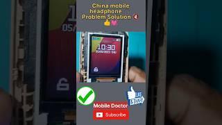 China mobile headphone  problem solution || No sounds  #nosound #mobile