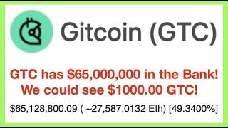 Why Gitcoin (GTC) could go to $1000.00! Ethereum founder Vitalik Buterin Donates 1/2 a BILLION!.