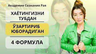 Ҳаётингизни тубдан ўзгартириб юборадиган 4 формула || Орзу ва реал ҳаёт тренингидан лавҳа