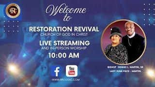 Bishop Dennis L. Martin, Sr - Restoration Revival COGIC