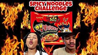 Spicy Noodle Challenge  | South African YouTubers | it's UP from here
