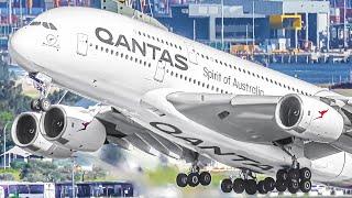 ️ 300 CLOSE UP TAKEOFFS and LANDINGS in 3 HOURS | Sydney Airport Plane Spotting [SYD/YSSY]