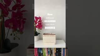 POV: HOW different READERS TREAT their BOOKS #booktok #books #booktube