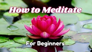 “How to meditate “ for beginners |stress relief | calm your mind |meditation guide |health mindset