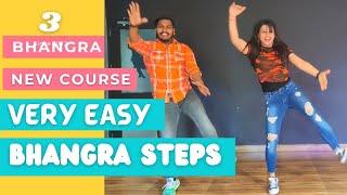 Bhangra course -3 | Very Easy & Basic steps | learn Bhangra at Home | The Dance Mafia