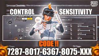 3.0 UPDATE  Best Zero Recoil Sensitivity CODE + Control settings for Pubg Mobile/BGMI in 2024