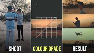 Shoot colour grading & result | mobile cinematic shot edit | cinematic shoot colour grading & result