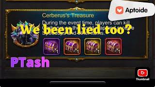 Evony is providing lower Cerberus rewards?