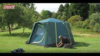 Coleman® Octagon BlackOut 8 person tent – how to pitch