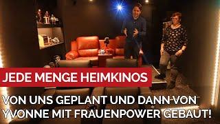 Von uns geplant und dann mit Frauenpower gebaut - das Heimkino von Christian und Yvonne #heimkino